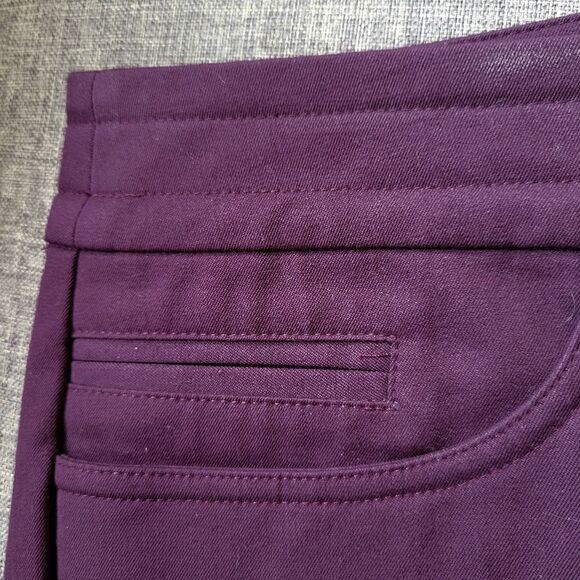 EIleen Fisher Purple Sample Trousers - Picture 7 of 8